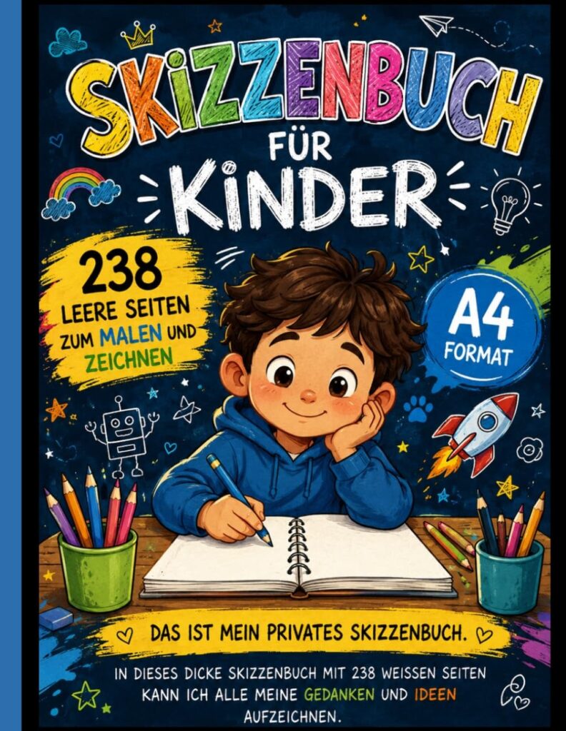 Skizzenbuch für Kinder